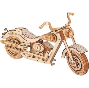 Woodcraft construction kit Dřevěné 3D puzzle Motocykl HD 1