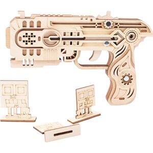 Woodcraft construction kit Dřevěné 3D puzzle Zbraň na gumičky Dragon Chaser